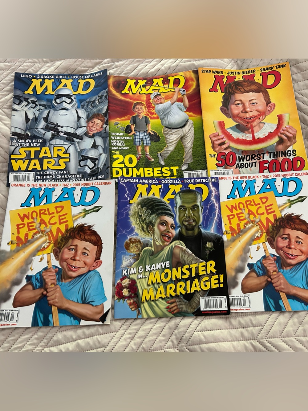 MAD Magazine Collector (2014–2018) Pop Culture, Star Wars, Trump, Kim & Kanye